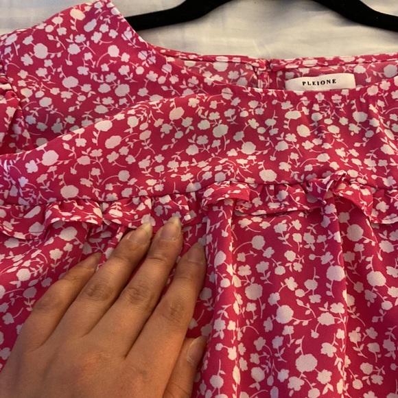 Pleione Pink & White blouse - Picture 4 of 8